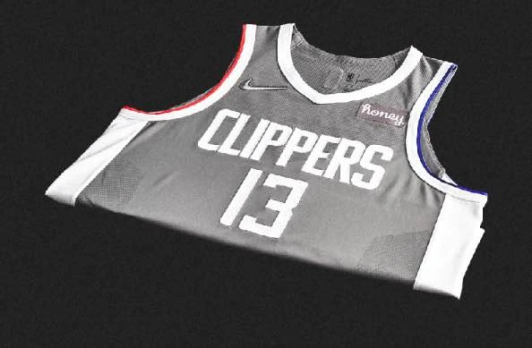Earned Edition jersey artwork from the LA Clippers campaign landing page
