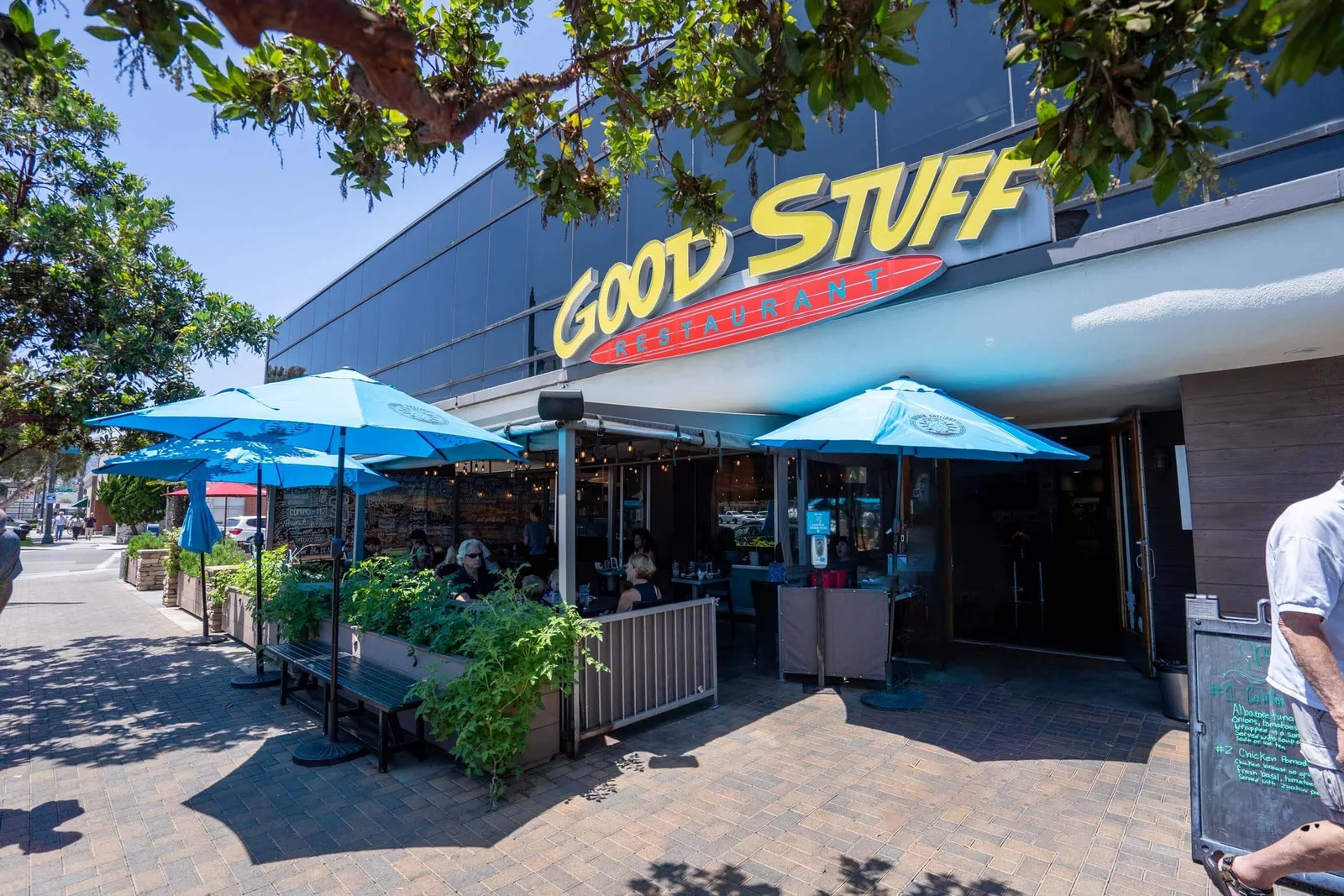 The Good Stuff restaurant storefront in Redondo Beach